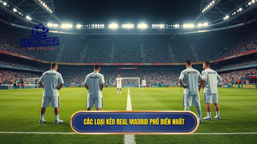 Các loại kèo Real Madrid phổ biến nhất